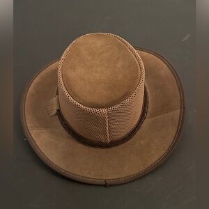 Head'N Home Monterey Breezer SolAir‎ Suede and Mesh Shade Hat